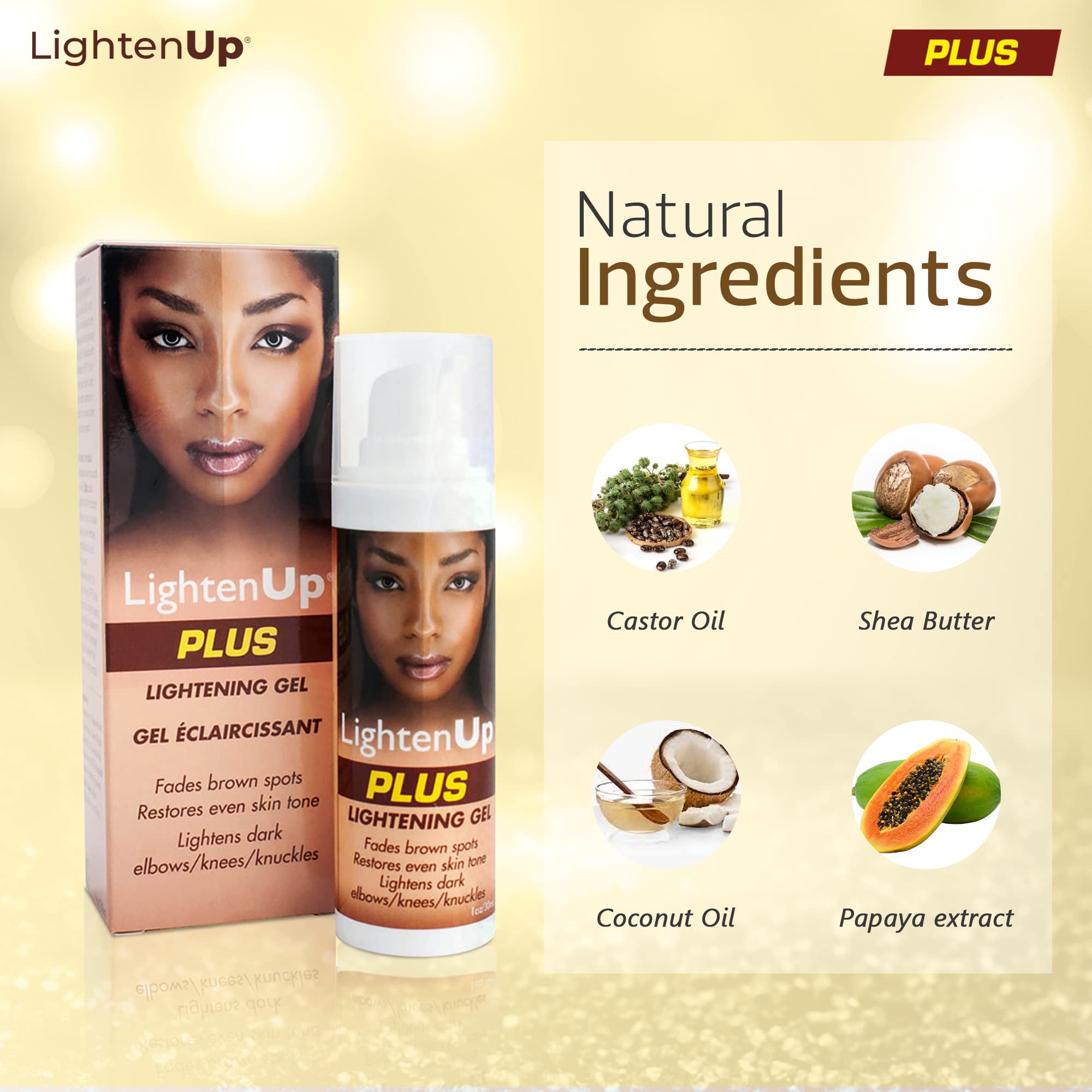 Application nocturne Lighten-Up, soin ciblé avant le coucher.