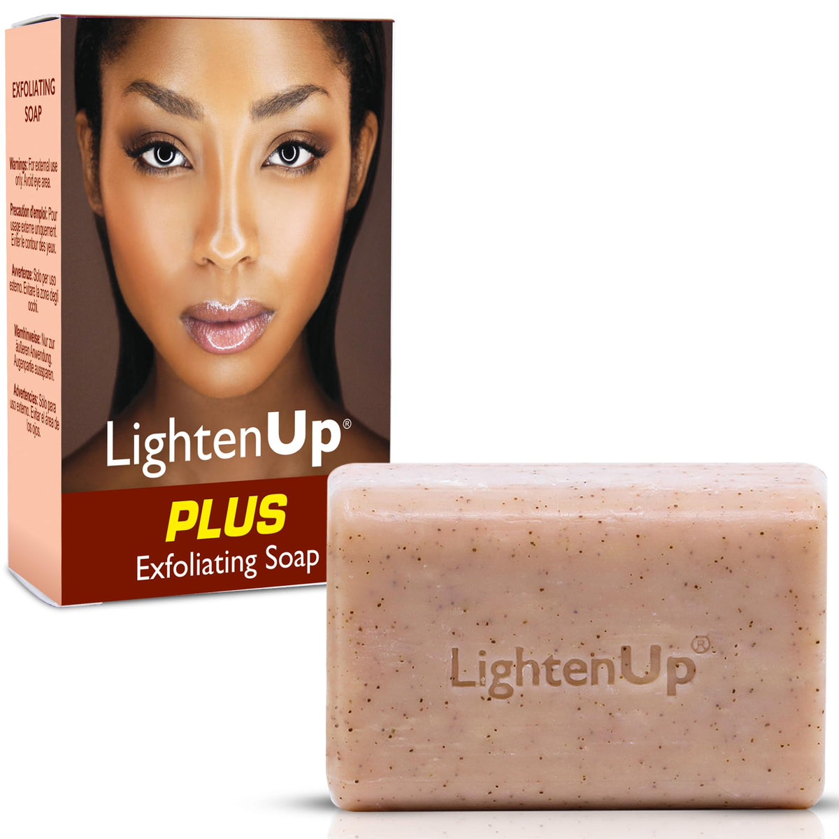 OMC Lighten-Up emballage gommage-visage prêt à intégrer votre routine quotidienne