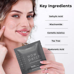 Ingrédients actifs Niacinamide et salicylique, OMMA, pour peau mieux équilibrée.