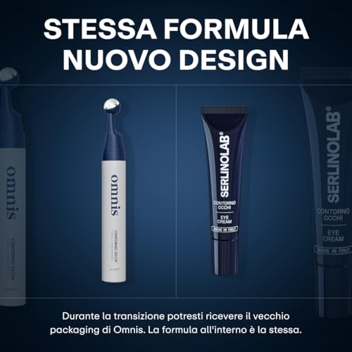 Omnis Uomo hydratation-profonde autour des yeux, acide hyaluronique.