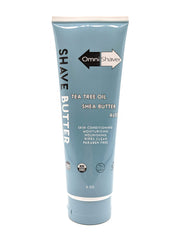 OmniShaver Beurre de Rasage – texture crémeuse pour hydratation douce.