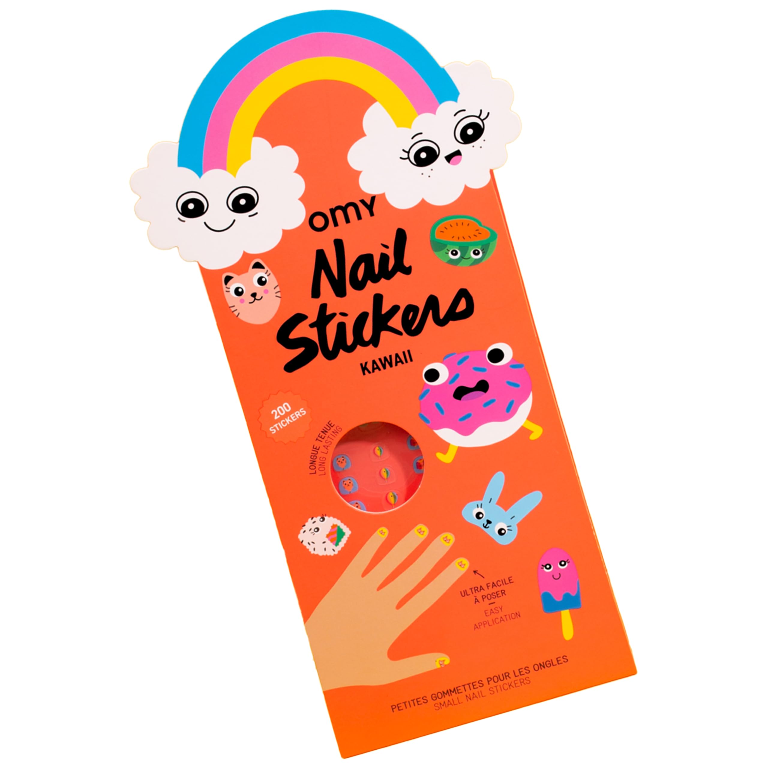 Omy Kawaii – 200 designs adorables pour ongles à longue tenue