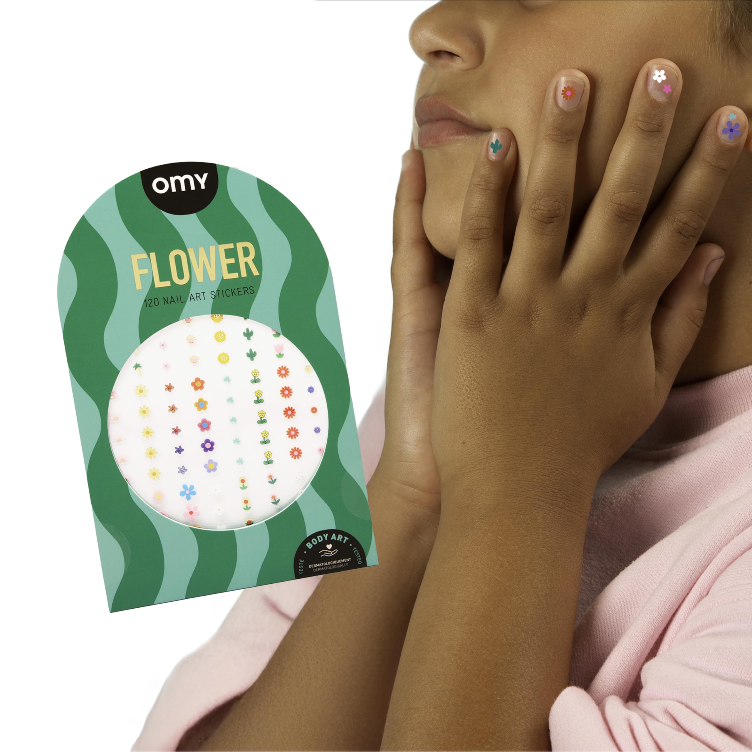 Omy Fleurs : application facile pour un nail art rapide et amusant.