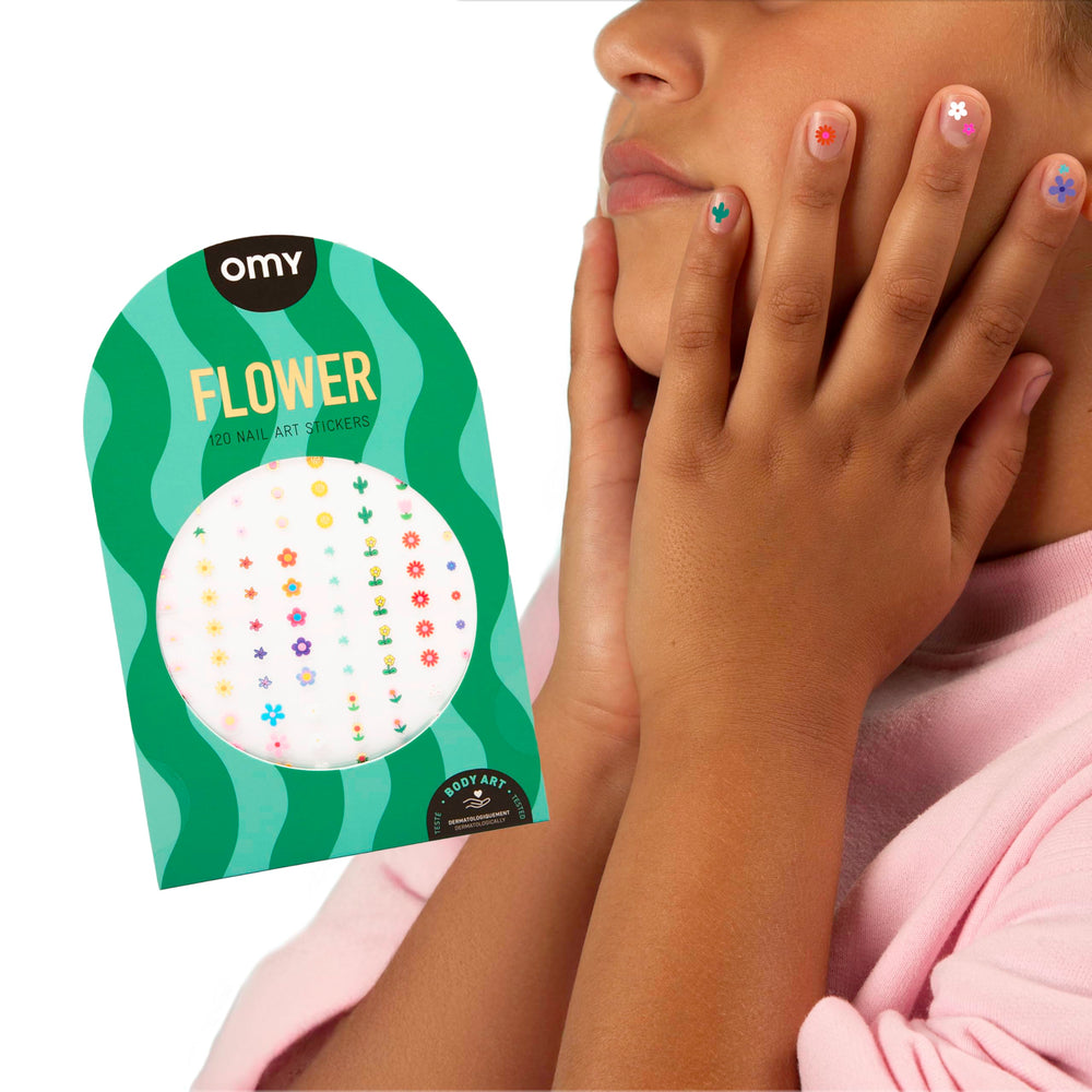Omy Fleurs : application facile pour un nail art rapide et amusant.