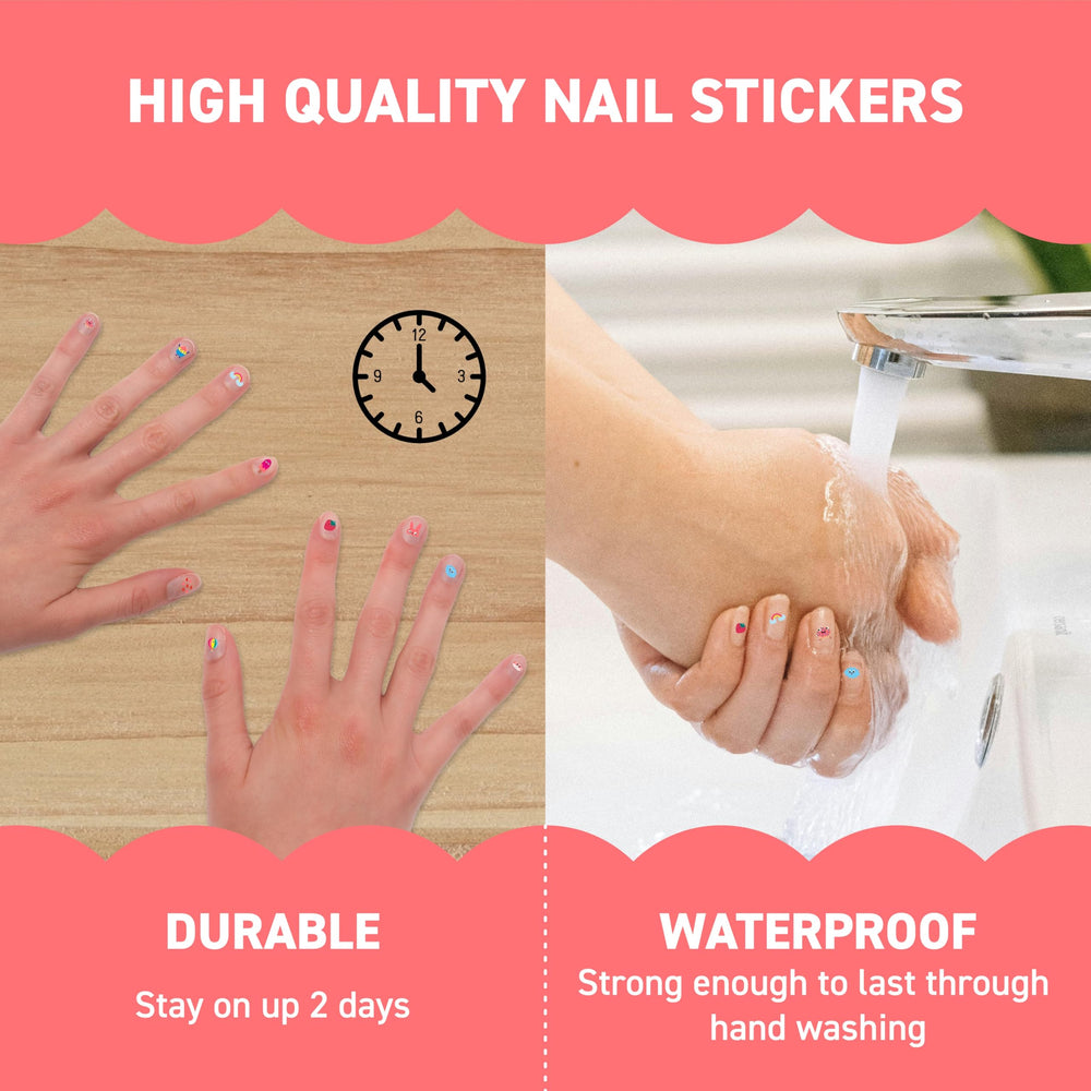 Omy – stickers faciles à appliquer pour ongles décoratifs