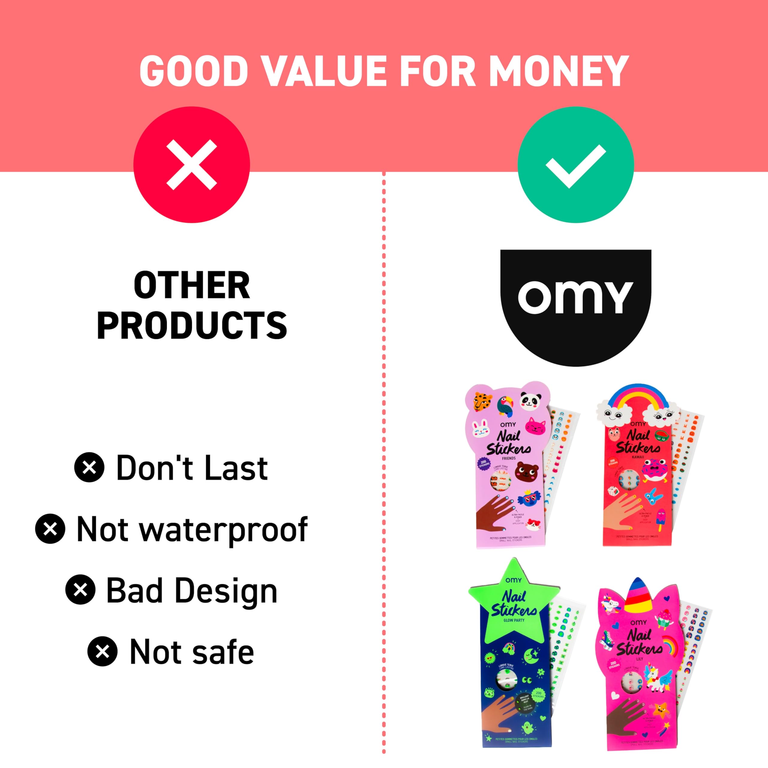 Omy – idéal pour fêtes et cadeaux d'anniversaire