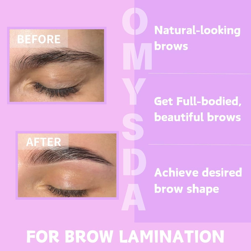 Omysda applicateurs et brosses pour sourcils : facilité d'application et finition homogène.