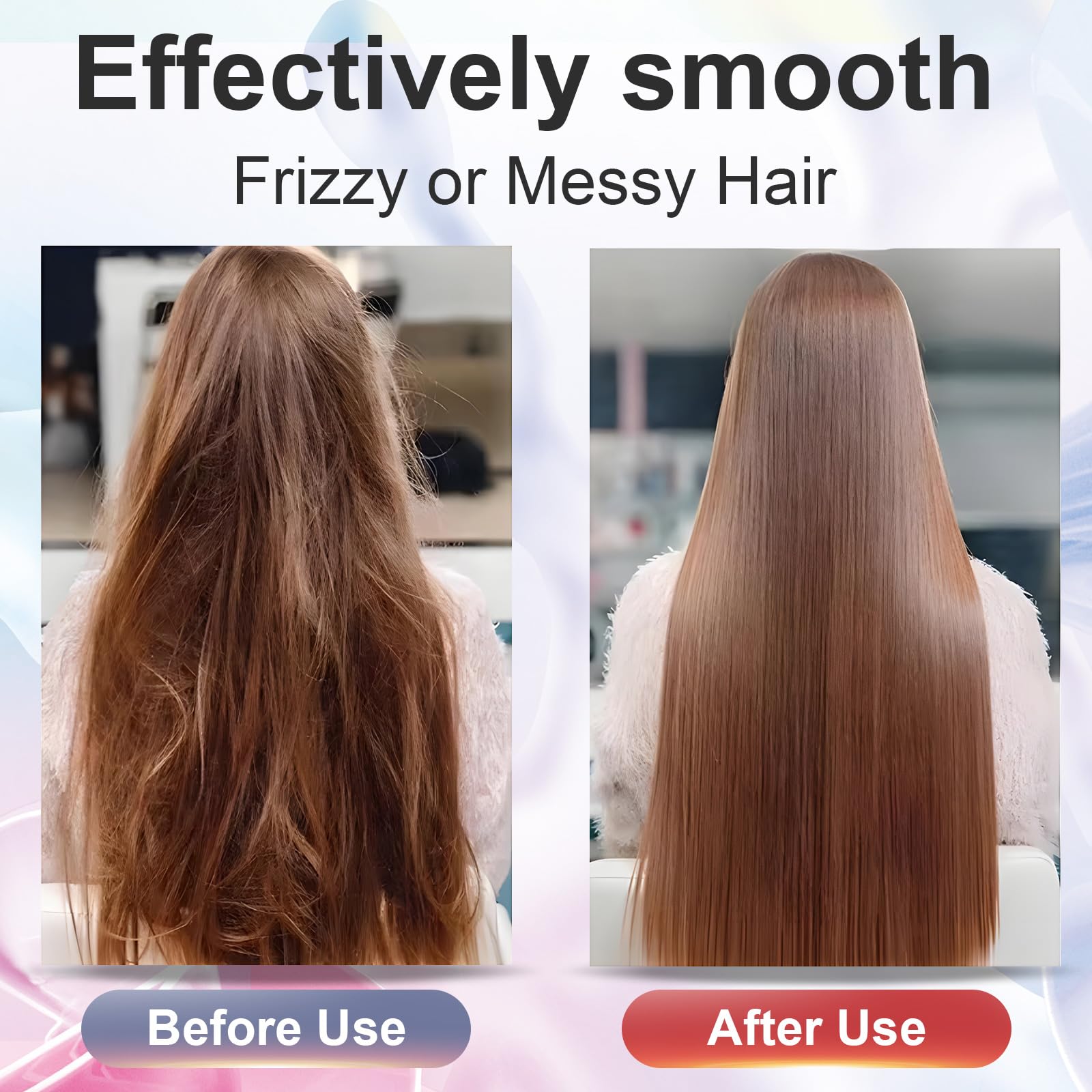 Omzjsvyq brosse-cheveux paddle bois naturel, dos en acétate chic.