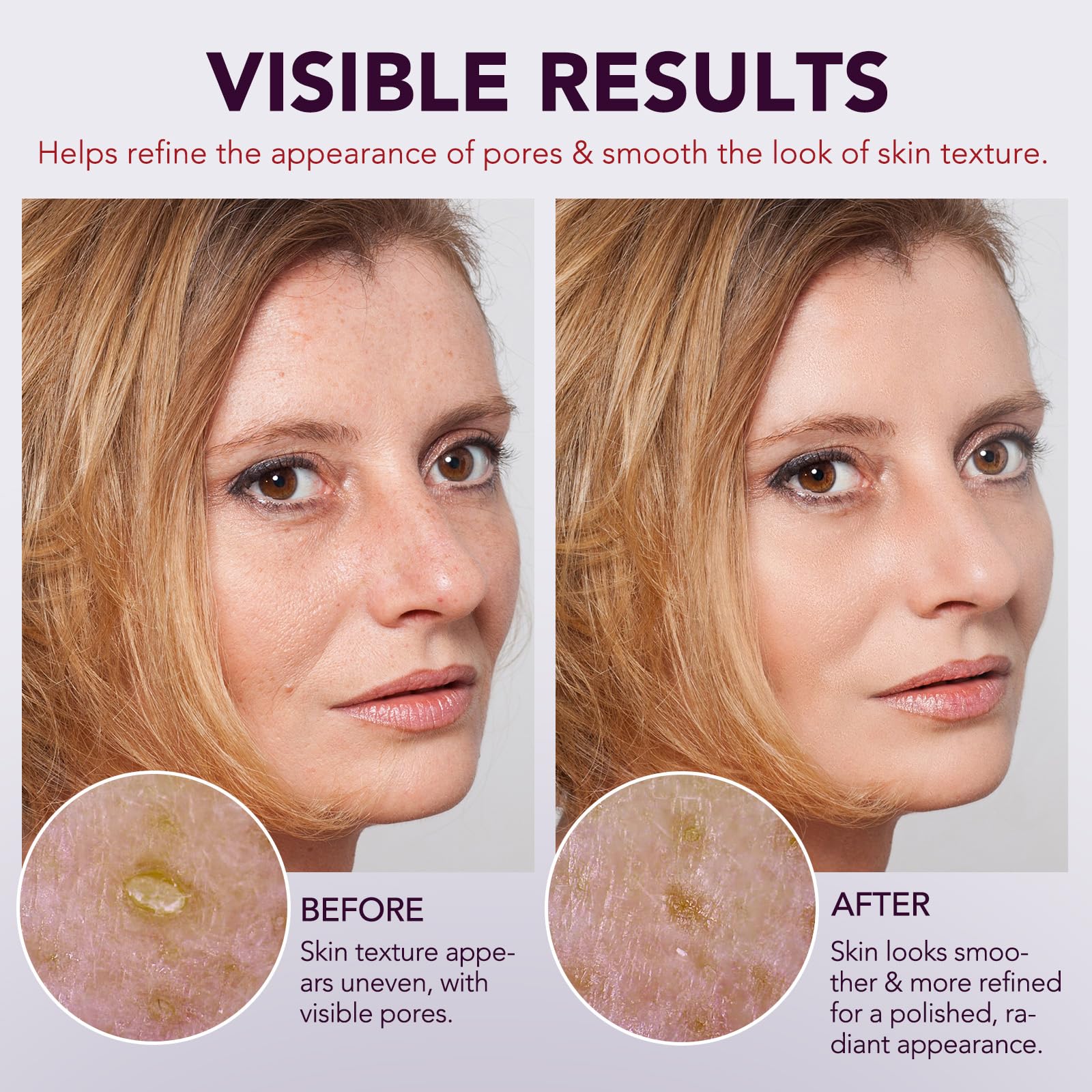 Ingrédients clés: niacinamide et hyaluronique pour hydratation et clarté.
