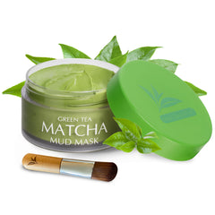 Masque argile matcha thé vert pour le visage par Once Upon A Tea purifiant.