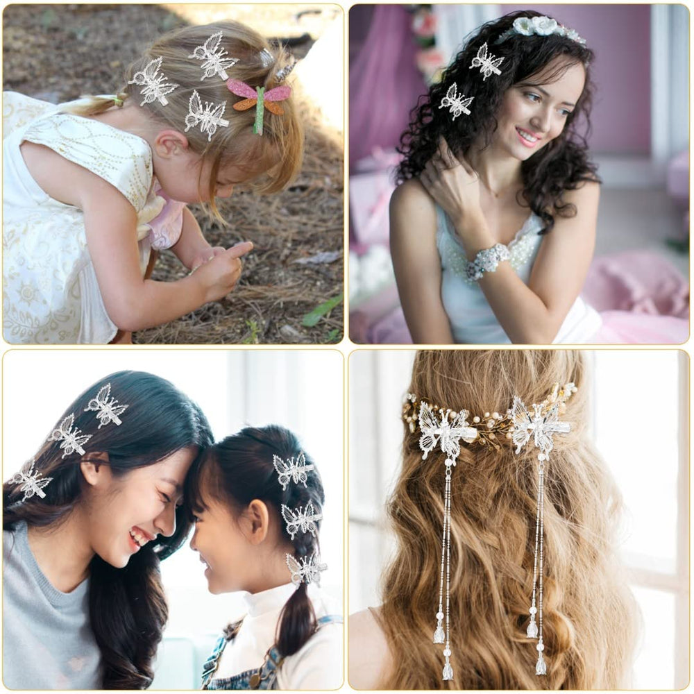 Barrettes ONCHSH papillon mouvement 3D – charme subtil