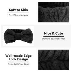 Ondder bandeau spa noir, elasticité jusqu'à 11 pouces, convient à toutes les longueurs.