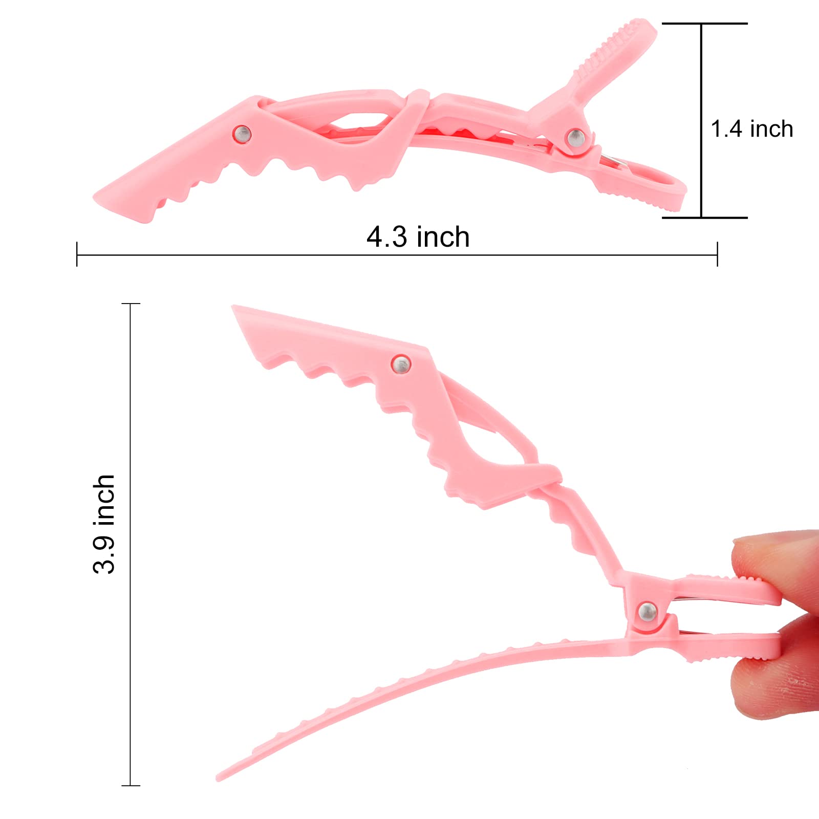 Ondder Pinces Alligator multicolores idéales pour coiffage quotidien.