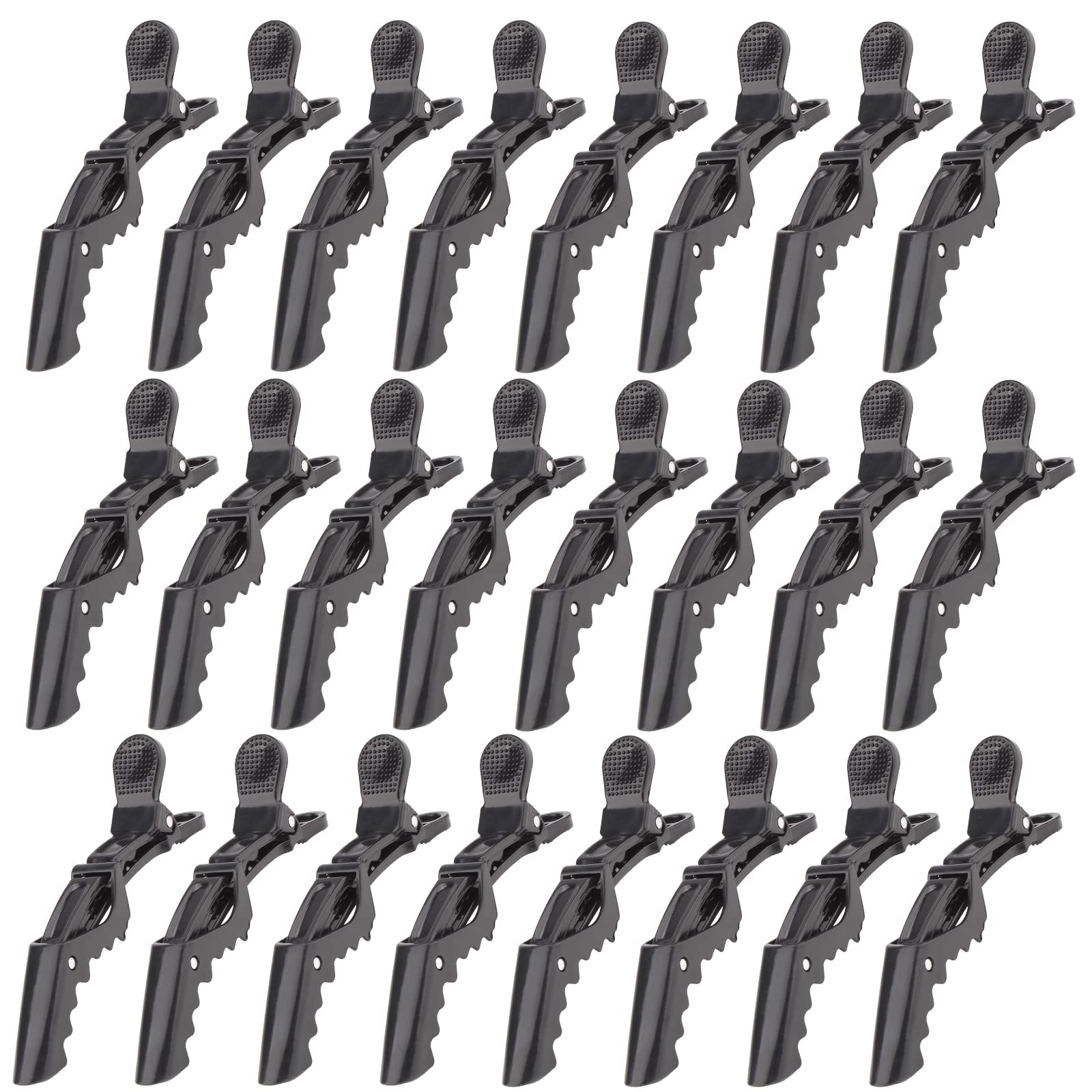 Ondder pinces-cheveux alligator pro 24pc, fixation sûre pour coiffage précis.