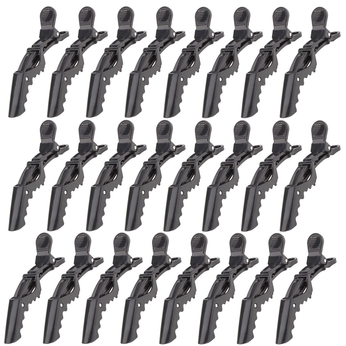 Ondder pinces-cheveux alligator pro 24pc, fixation sûre pour coiffage précis.
