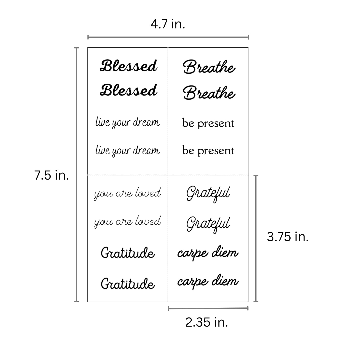 One Grace Blessed – application rapide en 30 secondes, retrait facile