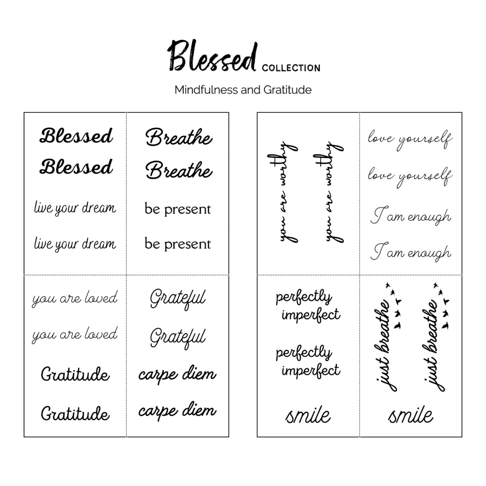 One Grace Blessed – tatouage longue durée noir, tenue prolongée sans effort