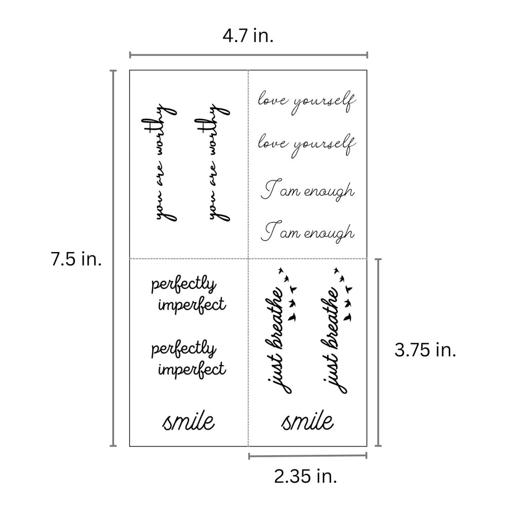One Grace Blessed – tatouage éco-responsable à base de plantes noir