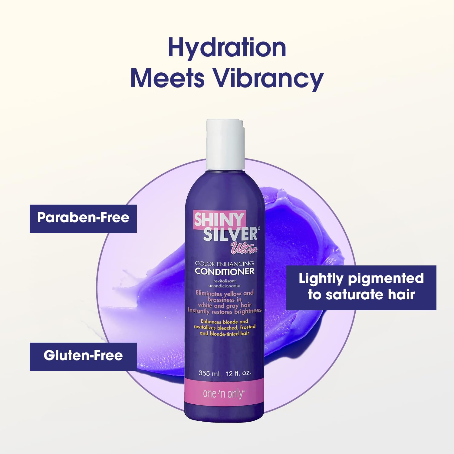 One 'N Only — texture brillante qui hydrate les cheveux.