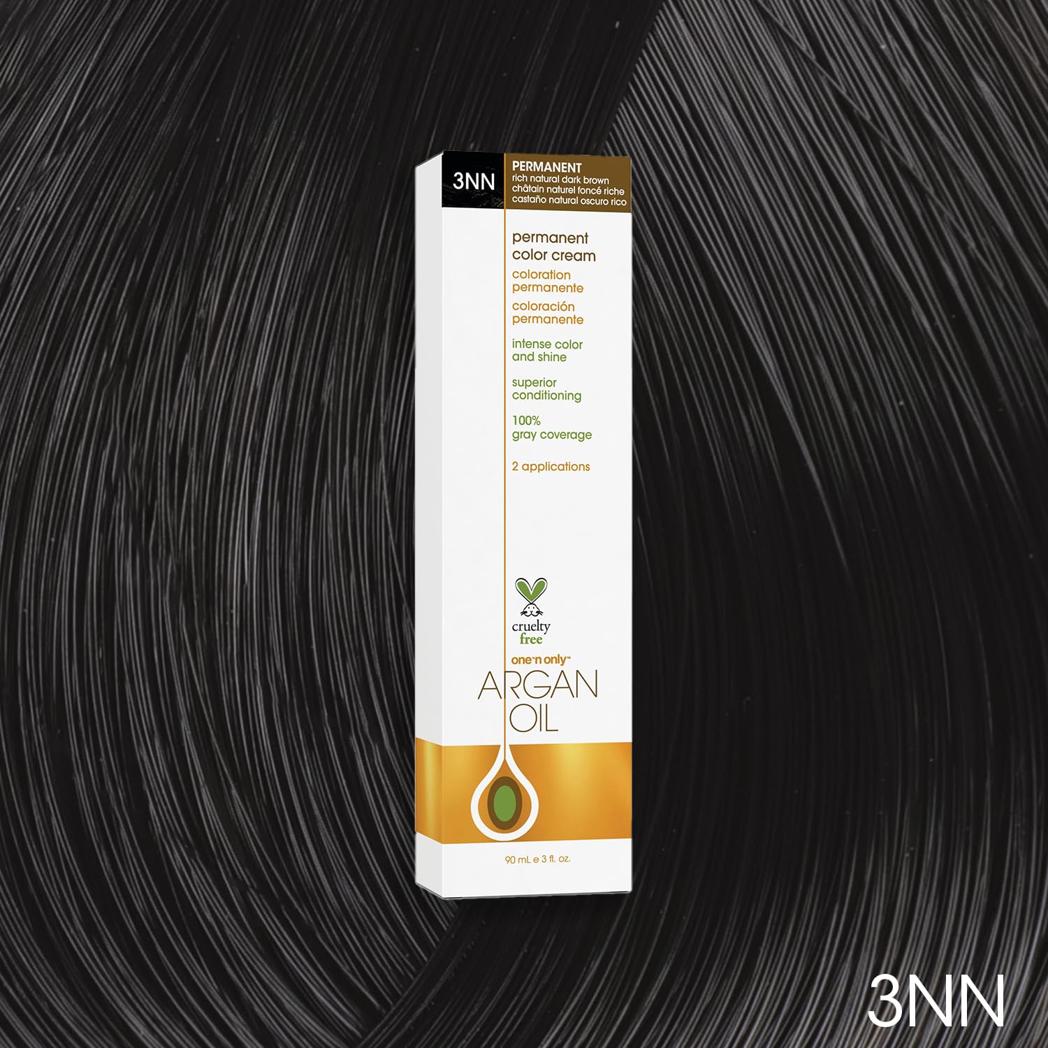 One N' Only Argan Color - crème couleur onctueuse prête à l'emploi pour une application uniforme.