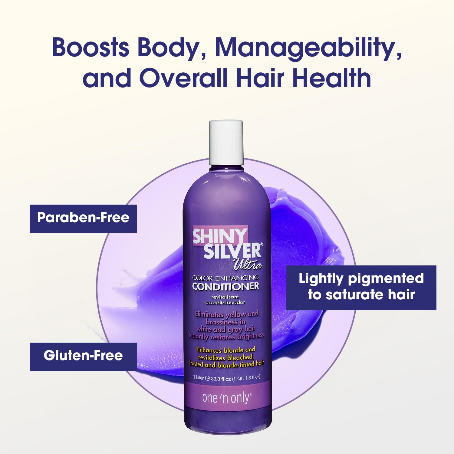 One 'N Only - emballage pratique après-shampooing sur longueurs et pointes.