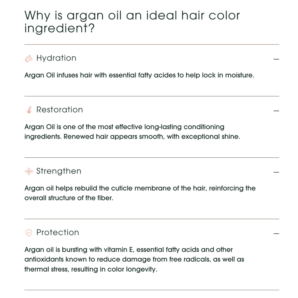 One N' Only couleur argan - couverture des cheveux gris pour un rendu naturel.
