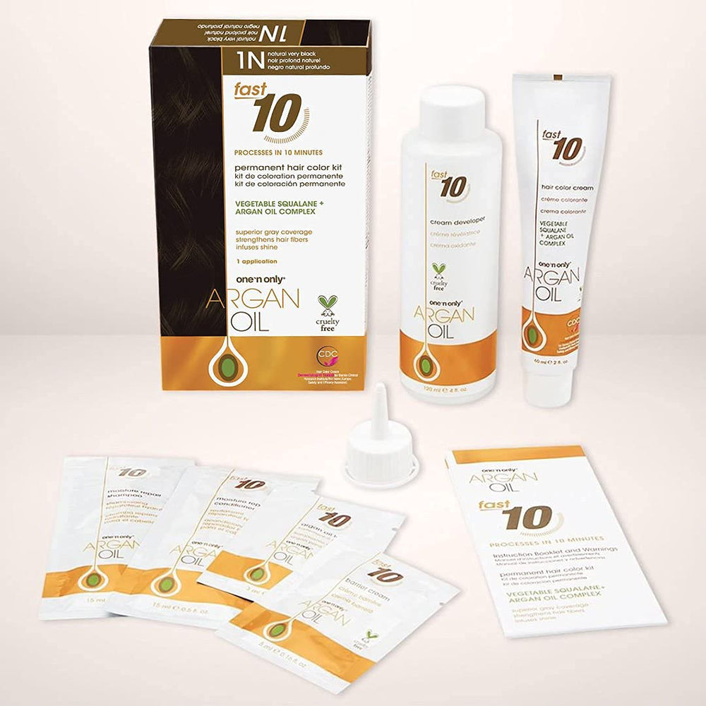 One 'N Only Fast 10 Coloration – minuterie de dix minutes pour un résultat pratique.