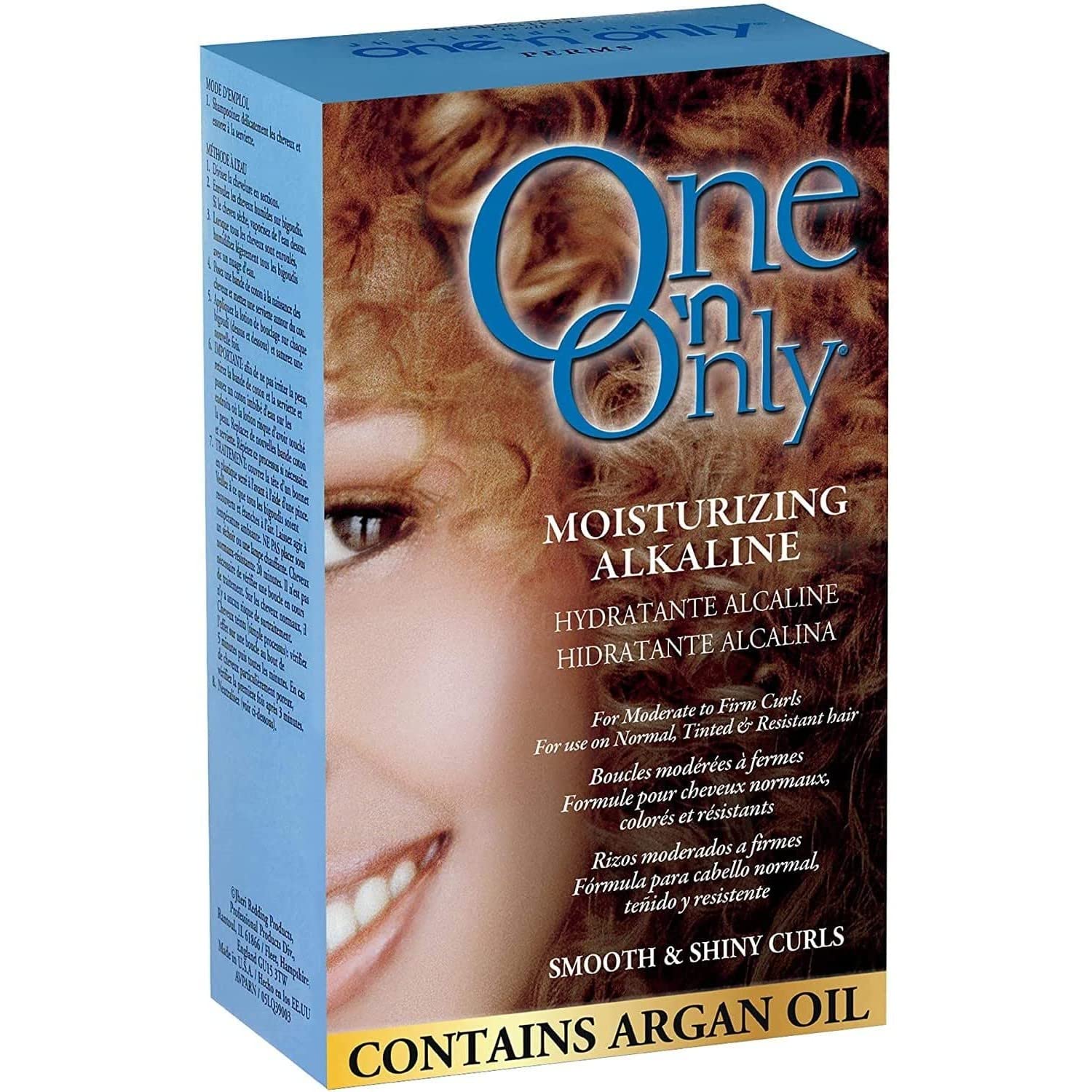 One 'N Only Perm Alcaline – flacon de lotion prêt à créer des boucles définies et hydratées