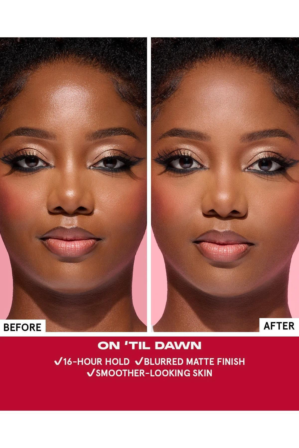 One Size On Til Dawn spray mist provides waterproof, sweat-proof protection.