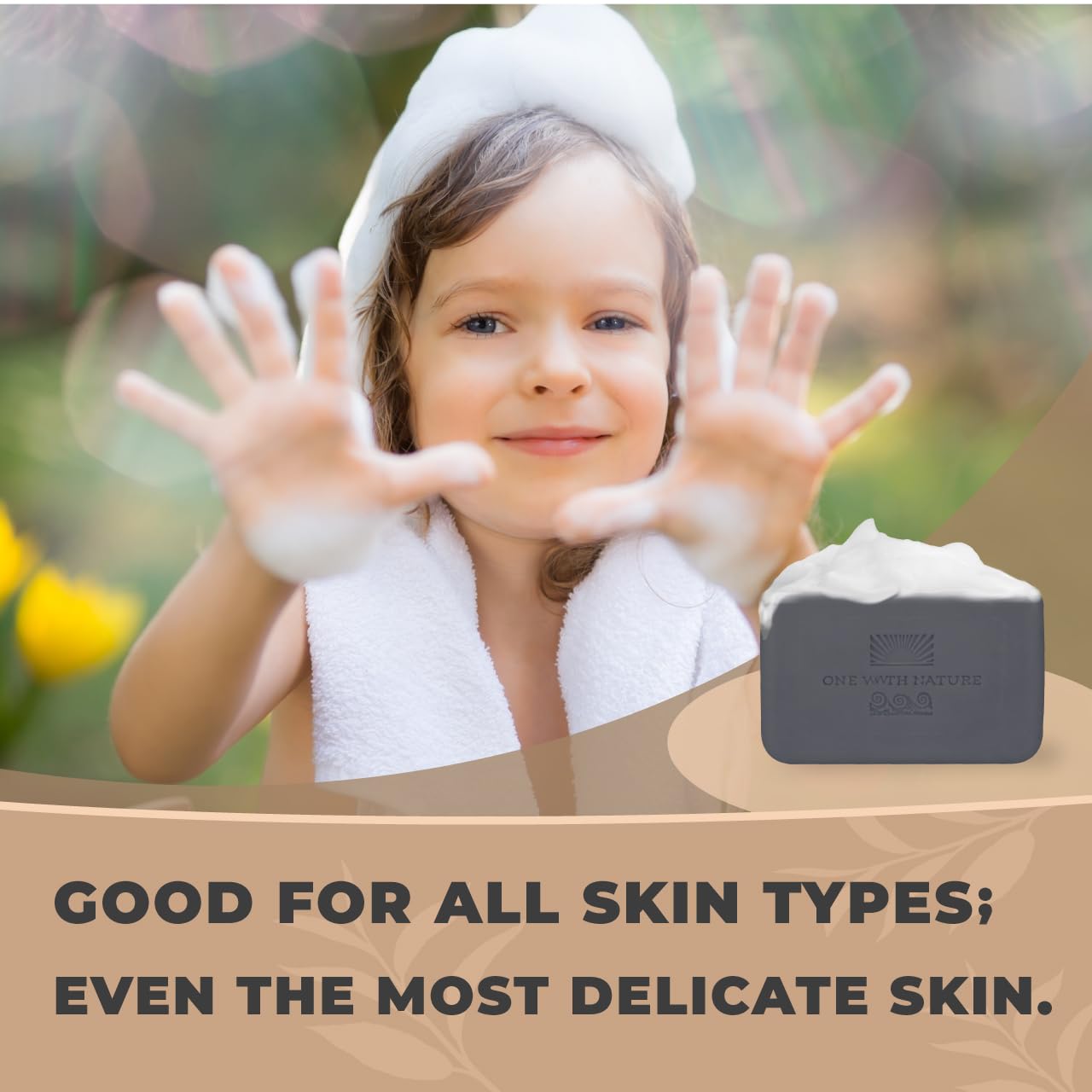 One With Nature Cruelty-Free Packaging promotes eco-friendly skincare choices