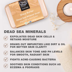 One With Nature exfoliation-douce – minéraux marins ravivent l'éclat de la peau