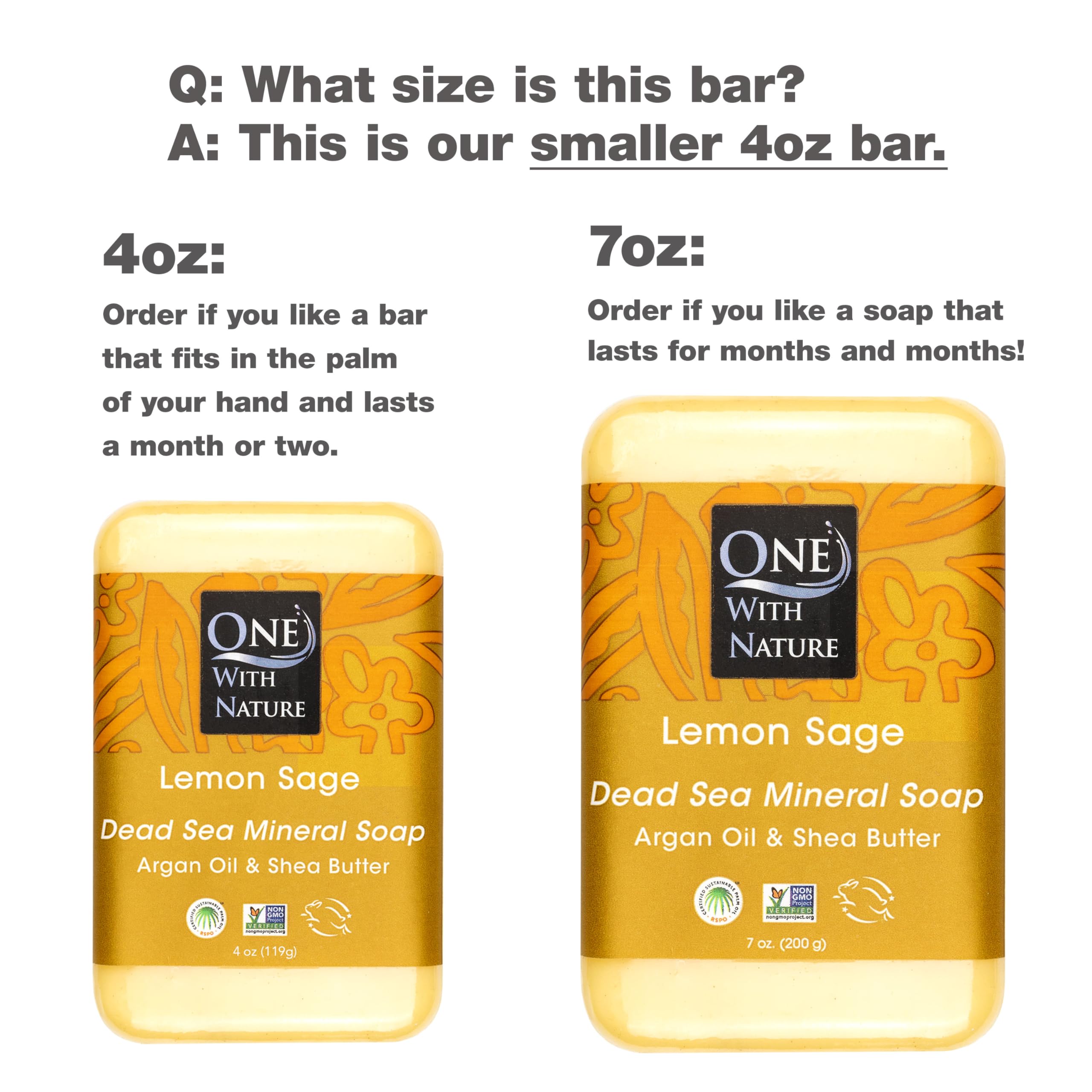 One With Nature Pack triple savon 4oz, le trio idéal pour tous les types de peau