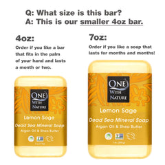 One With Nature Pack triple savon 4oz, le trio idéal pour tous les types de peau