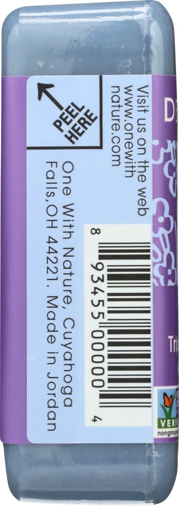 One With Nature Savon Lavande Avoine Exfoliant — douceur et peau lisse.
