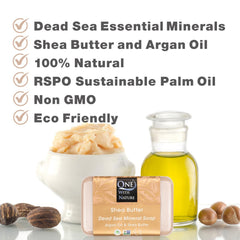 One With Nature shea-butter-argan-hydratation – équilibre le sébum et la douceur