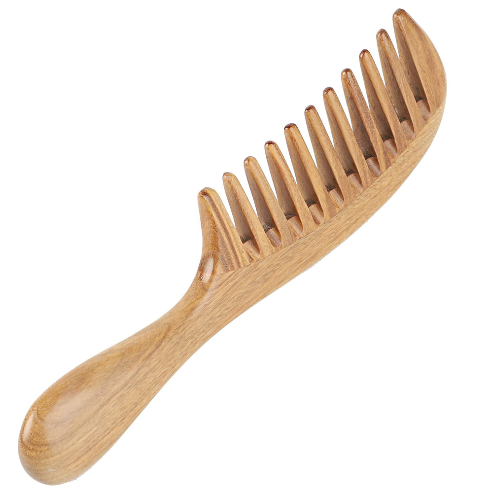 Onedor brosse-cheveux santal vert poignee ergonomique pour prise en main confortable.