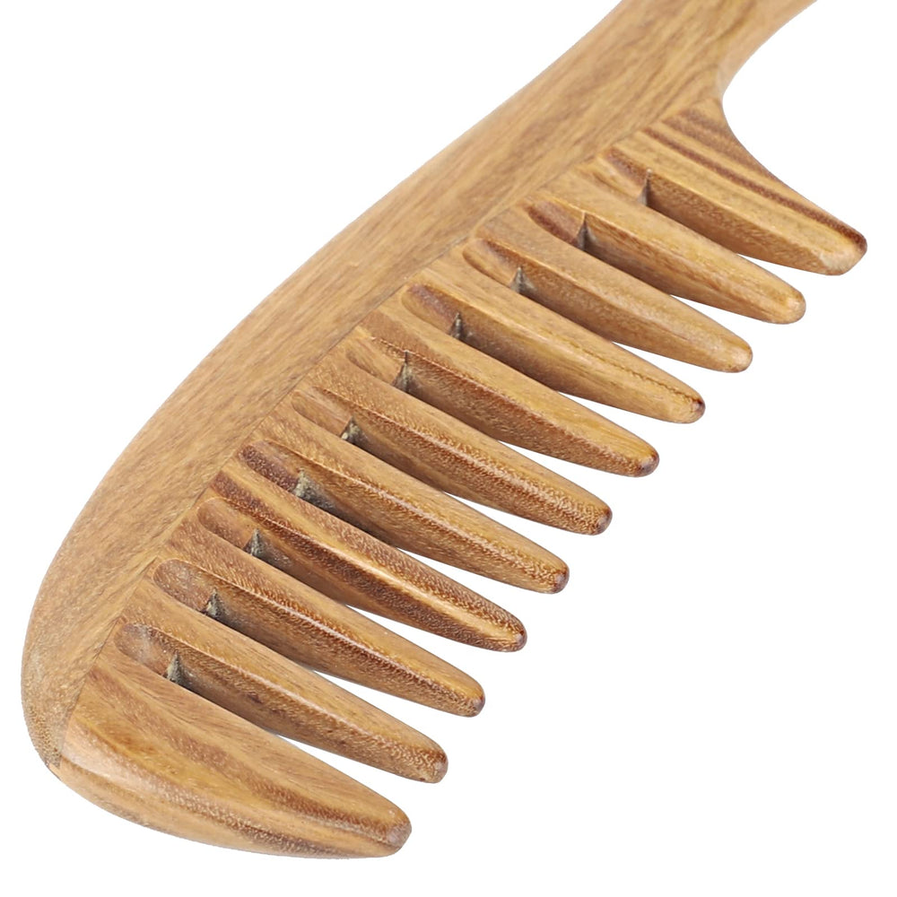 Onedor brosse-cheveux santal vert polissage lisse pour démêlage doux.