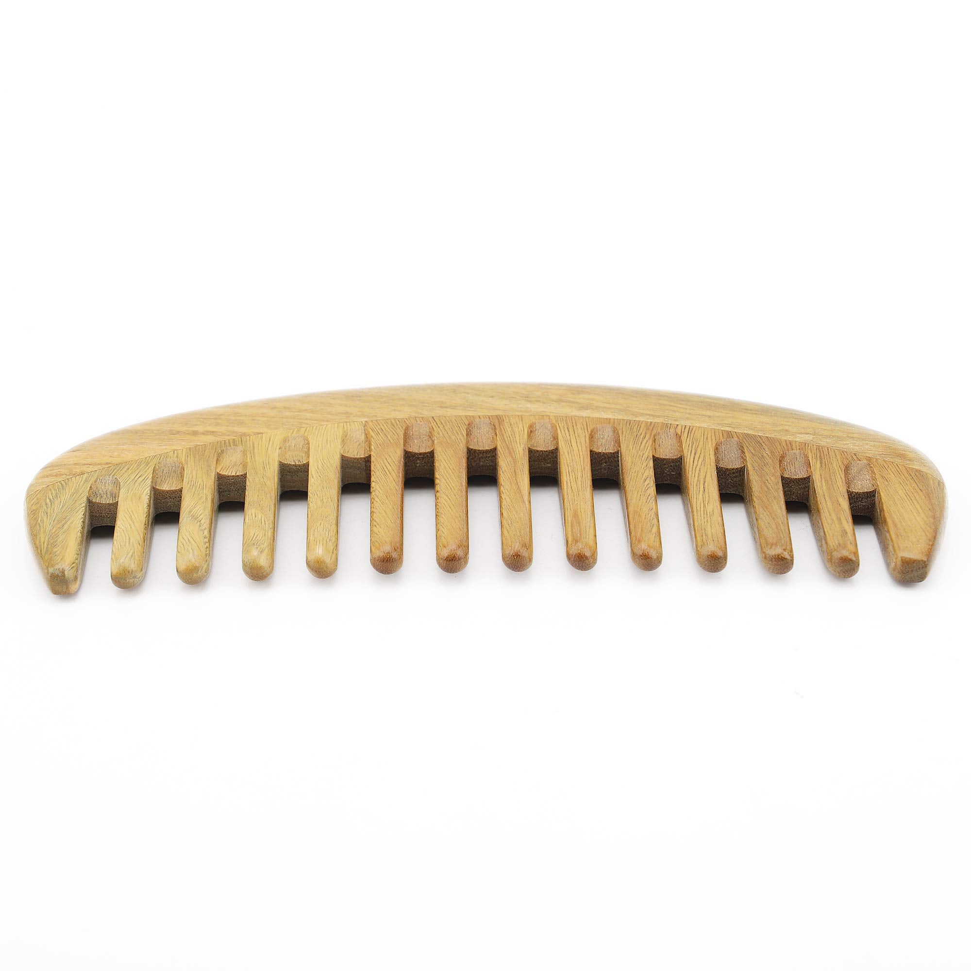 Peigne Onedor bois naturel santal vert sans plastique