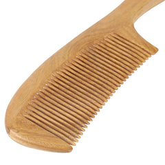Onedor peigne anti-noeud en santal vert naturel, démêlage sans accrocs.