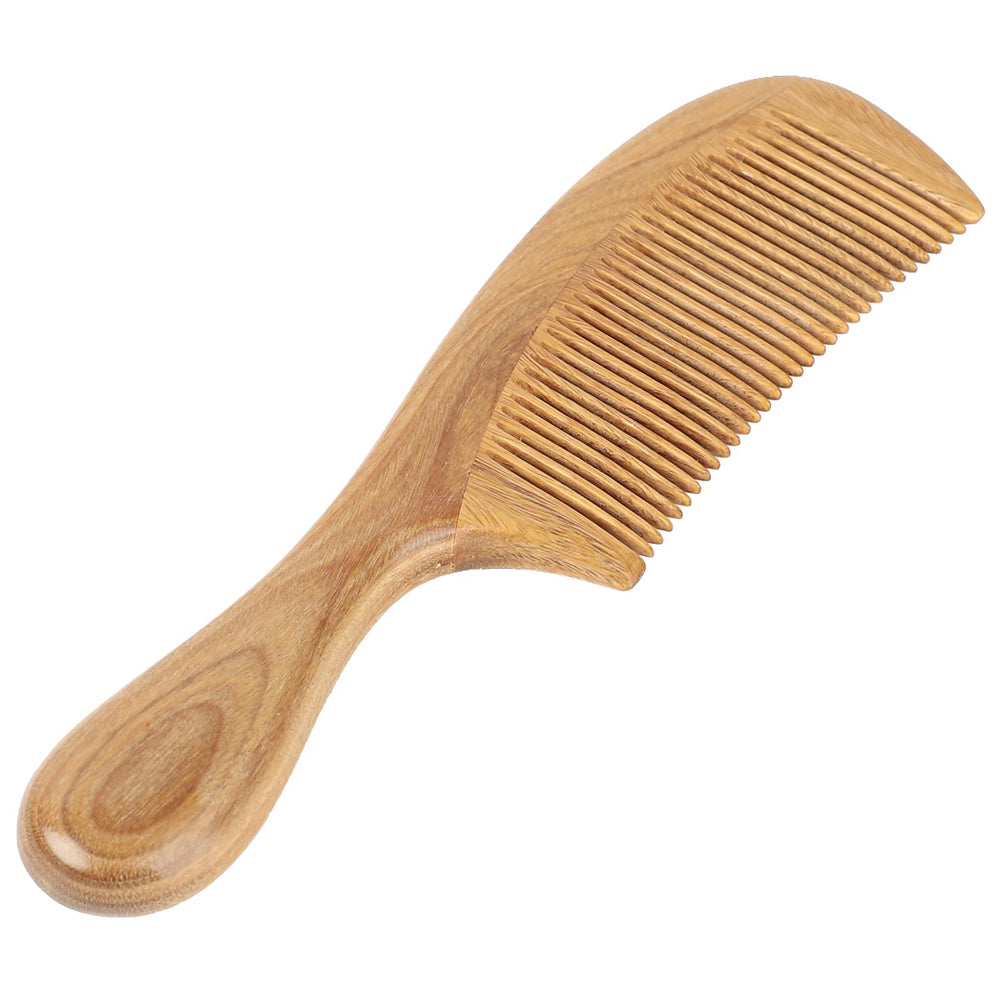 Onedor peigne antistatique santal vert naturel, cheveux plus faciles à démêler sans électricité.