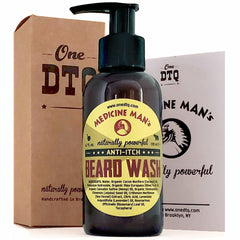 OneDTQ bouteille-lavage-barbe, nettoyage en profondeur et hydratation de la peau.