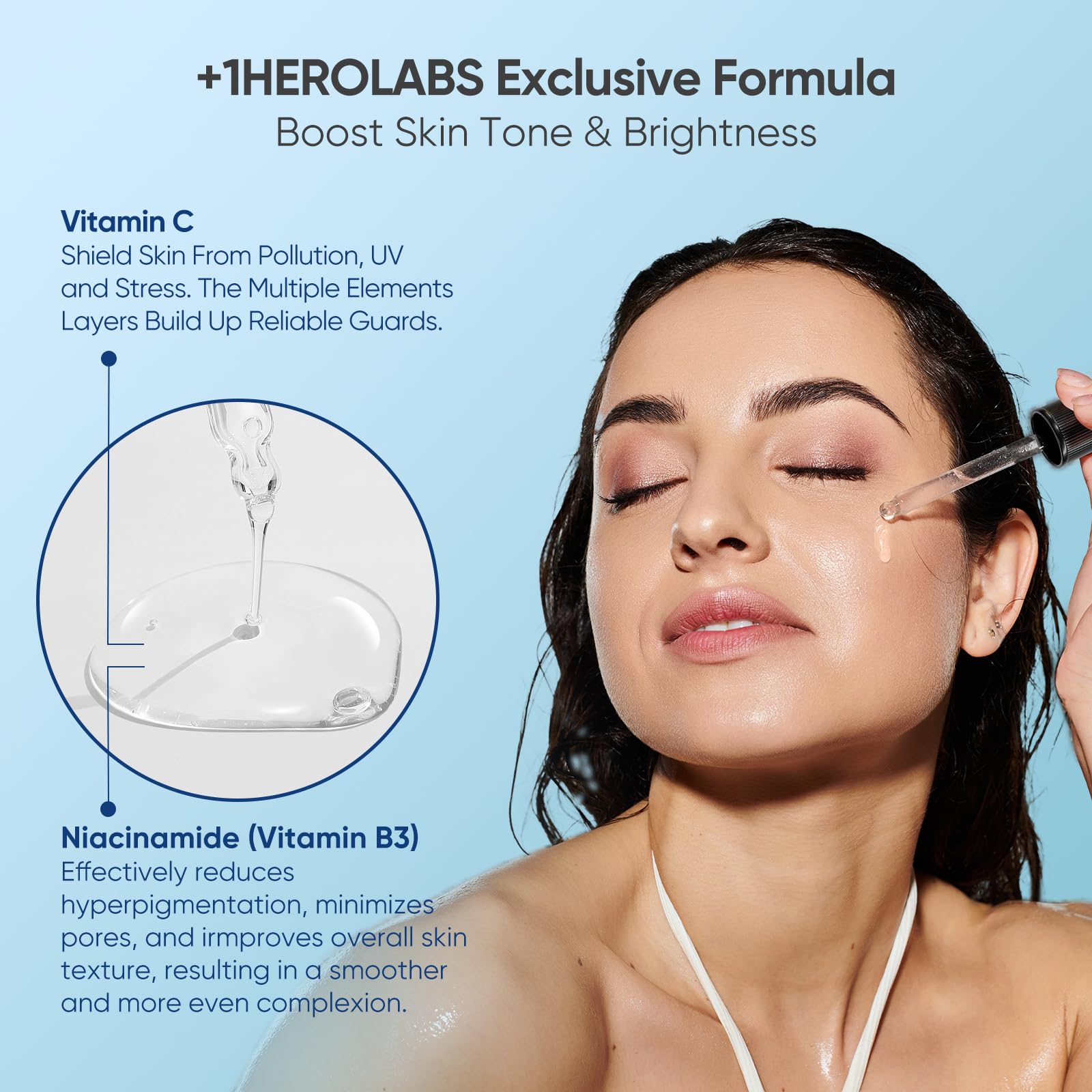 +1HEROLABS sérum hyaluronique-penetration-profonde pénètre la peau en douceur.