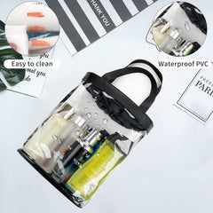 Sac transparent Onemoky grande capacité, rangement facile de tous vos essentiels.