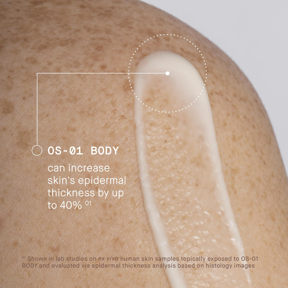 oneskin BODY OS-01: emballage complet et informatif du produit