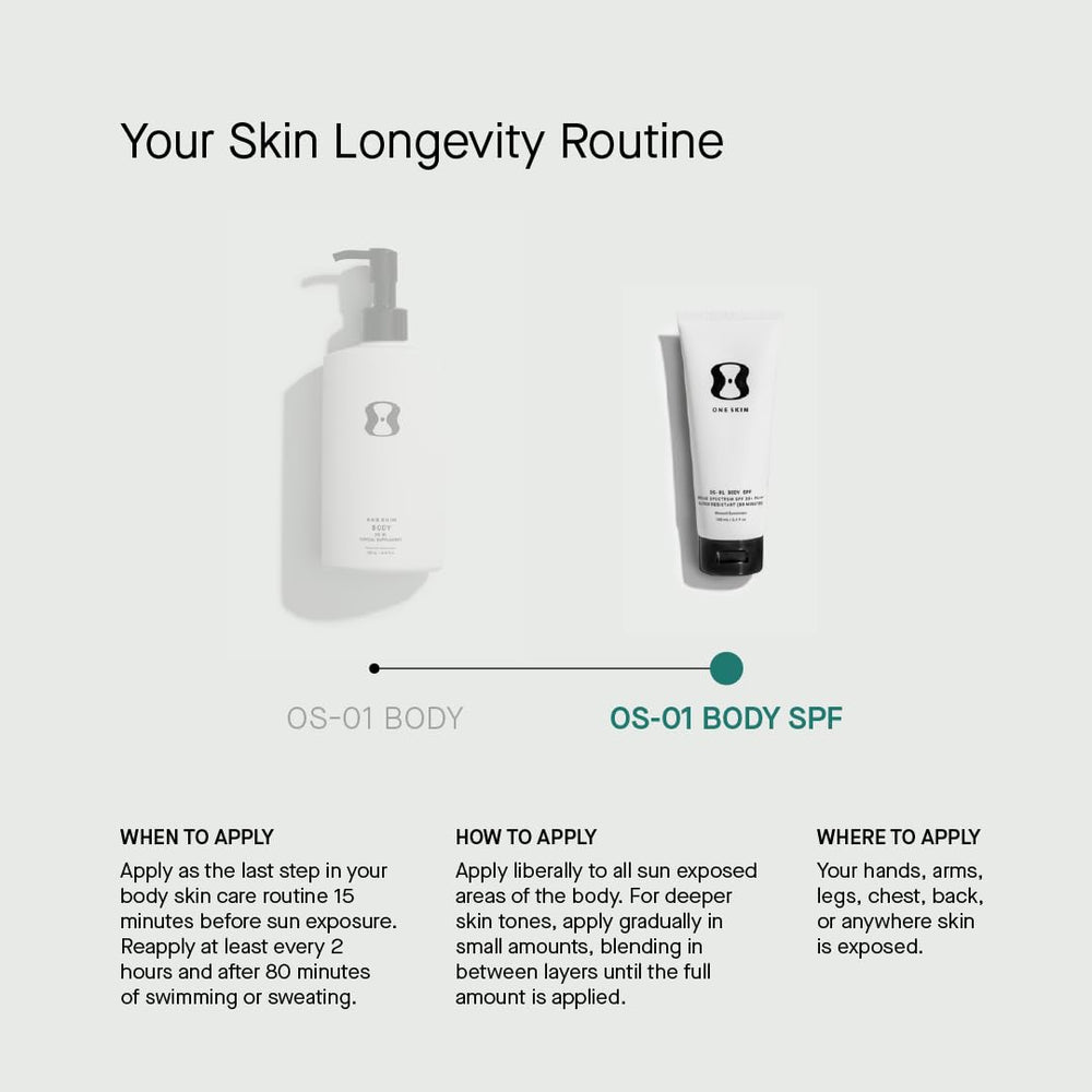 oneskin BODY SPF OS-01, antioxydants puissants pour protéger la peau.