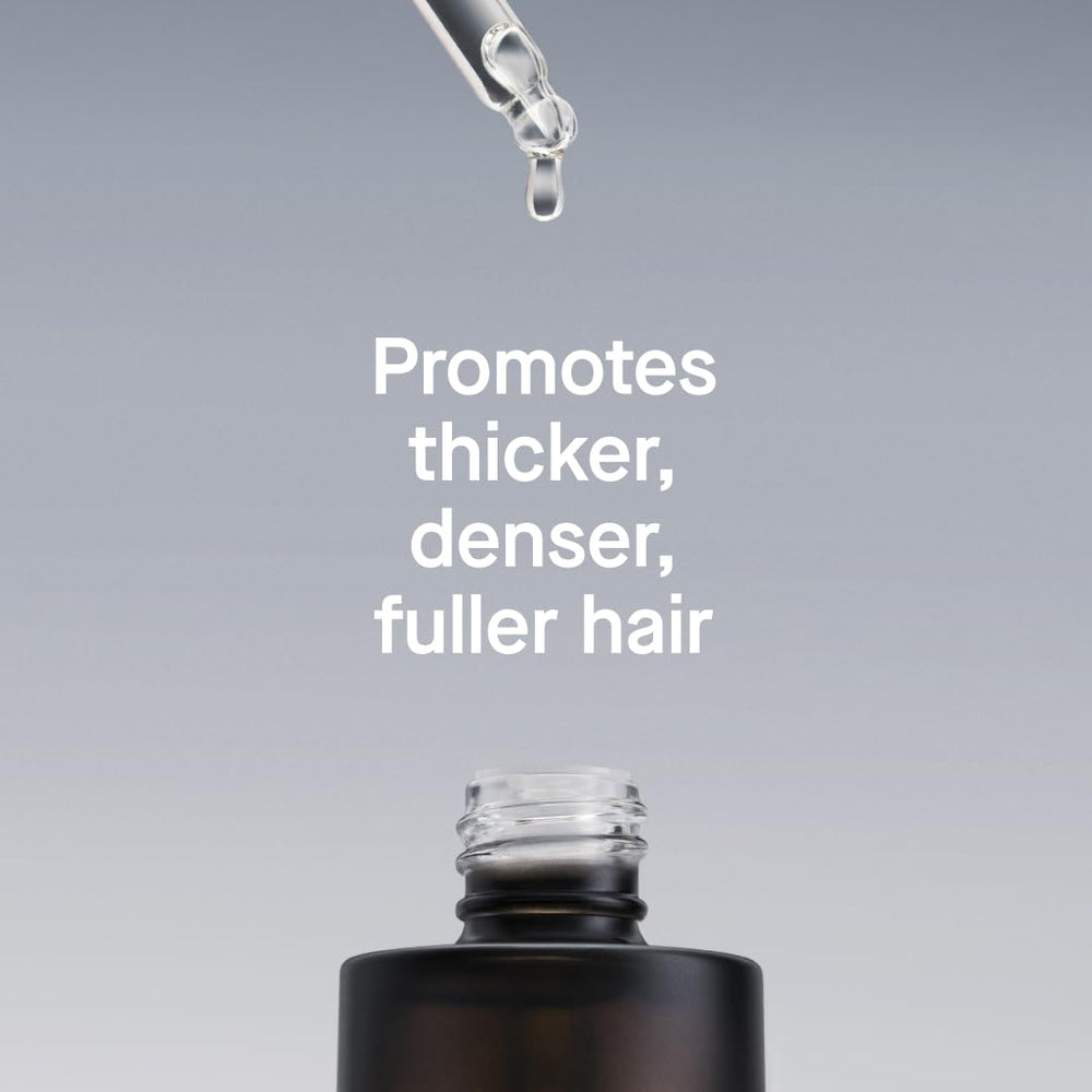 oneskin HAIR OS-01 densité capillaire potentielle, image reflétant l'effet sur les cheveux.