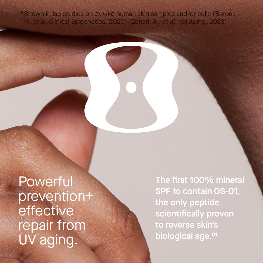 OneSkin OS-01 ingrédients antioxydants et minéraux pour protéger la peau.