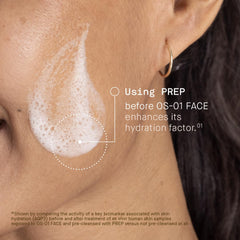 OneSkin PREP équilibre la barrière cutanée avec une formule douce.