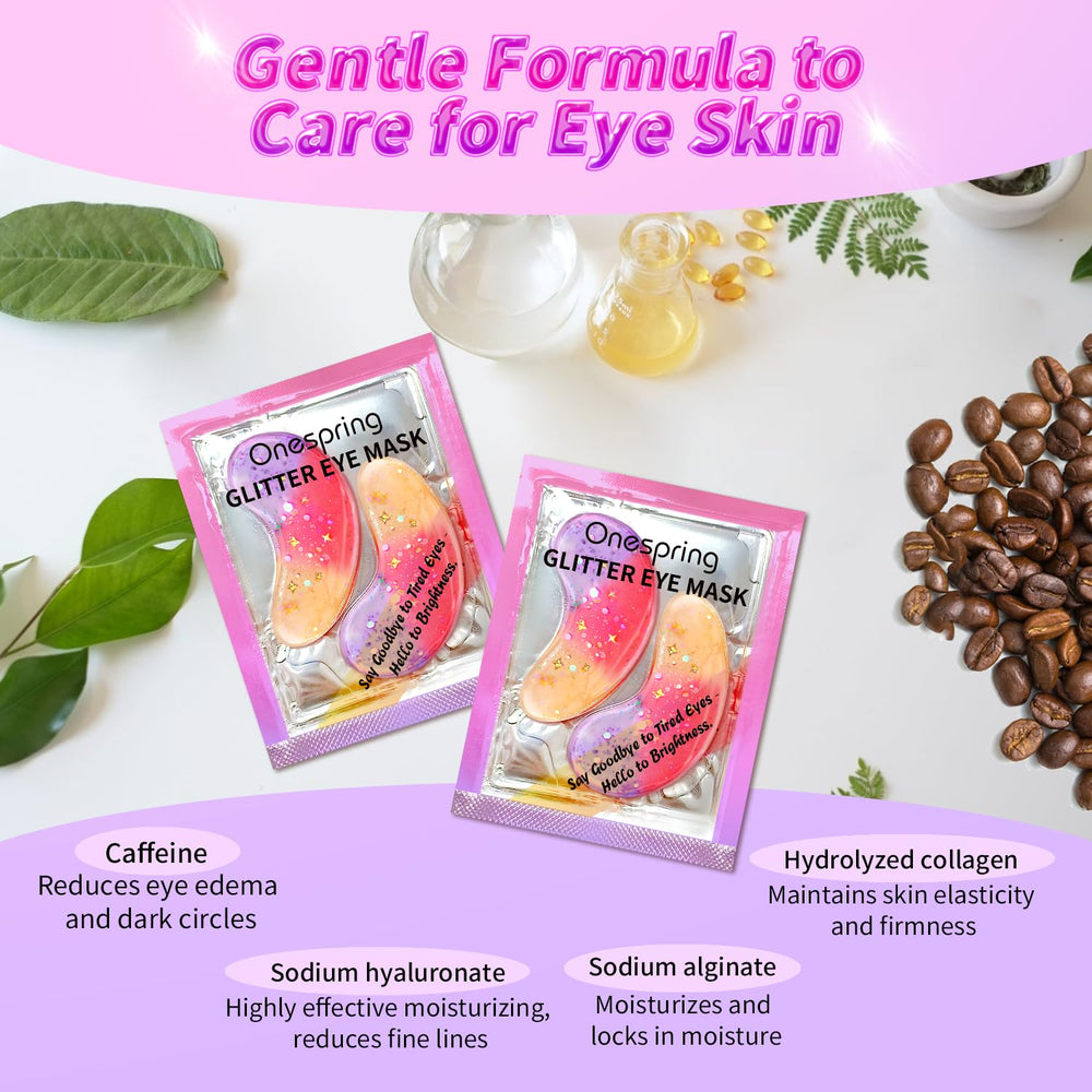 Ingrédients botaniques Onespring avec hyaluronique et centella pour le regard.