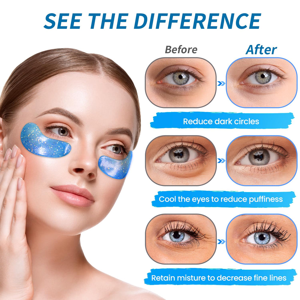Patchs gel contour des yeux Onespring en démonstration d0application simple